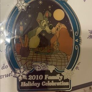 Disney 2010 Family Holiday Celebration Ornament - Blue and Gold